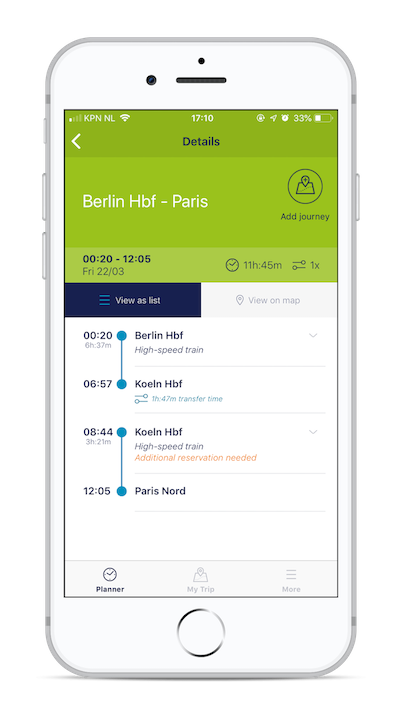 Eurail Rail Planner App | Best Rail App, Mobile Rail Planner, Train App